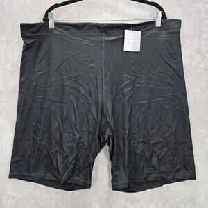 Catherines‎ Black Sleep Intimates Stretch Compression Pants Shorts Plus 4X